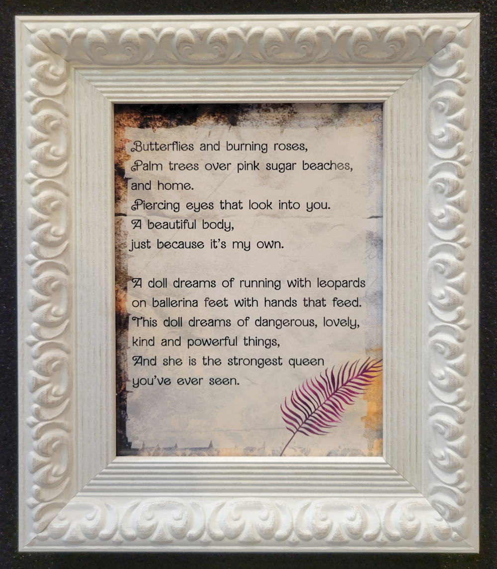 Doll Dreams poem picture